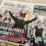 4 courses en 4 jours (5km, 10km, 21km, 42km) à Disney et la une du journal!